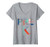 Womens GGT School Pre K Return Homeschool Remote Learning V-Neck T-Shirt