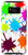 Galaxy S8 BIG BRIGHT MULTICOLOR SPLATTER PAINT ART PATTERN ON WHITE Case