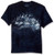The Mountain Wolf Cycles Adult T-Shirt  Blue  Small