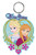 Disney Elsa and Anna Soft Touch Key Ring