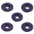 5Pcs 4" Poly Strip Disc Wheel Paint Rust and Oxidation Removal Clean for Angle Grinder Purple for Surface Preparation Conditioning and Finishing