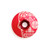KustomCaps Sugar Skull  Through The Eye  1 1 8" Headset Cap Red