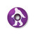 KustomCaps Yeti  Sasquatch  1 1 8" Bicycle Headset Cap  Purple
