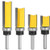 Eyech 4pc 1 4 Inch Shank Pattern Flush Trim Template Router Bit Set Hinge Mortising Router Bit