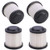 Hasmx 4-Pack Replacements Vacuum Filter for Black  and  Decker Part  PVF110 90552433  and  90552433-01 Pivot Vacs model PHV1210 PHV1410 PHV1810 BDH2000PL  BDH1620FLFH  BDH2020FLFH Cordless Vacs Filters