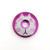 KustomCaps Cat 1 1 8" Bicycle Headset Cap  Purple
