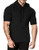 COOFANDY Men's Fashion Athletic Hoodies Pullover Muscle Fit Workout Gym Sweatshirt Cotton Short Sleeve Hooded T-Shirts Black