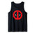 Marvel Deadpool Logo Melting Paint Drip Tank Top