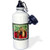 3dRose "Bassett on the Fence" Sports Water Bottle  21 oz  White