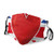 Women Men Boys Girls British Flag With A Big Red Heart In Center Nationality Pride Concept Half Face Mouth Mask Breathable Mouth Muffle For  Travel  Outdoor S