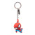Bioworld BIO-KE020304SPN Marvel Comics Spider-Man Character 3D Pendant Rubber Keychain  One Size  Keyring  16 cm  Red