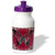 3dRose Pretty Ruby Red Butterfly on a Houndstooth Background Sports Water Bottle  21 oz  Brown