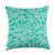 Emerald Green Pattern Decorative Throw Pillows  18x18  Multicolor