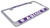 AMG Auto Emblems Officially Licensed Premium Shiny Chrome Metal License Plate Frame - Second Generation - Alumni Version  Kansas State