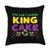 Mardi Gras Pillows For Men Women Kids Boys Girls Cant Cancel King Cake Funny Mardi Gras Party Carnival Gift Throw Pillow  18x18  Multicolor