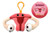 GIANTmicrobes Uterus Key Chain
