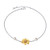 Sunflower Gold Plated S925 Sterling Silver Foot Ankle Bracelet Anklet  Anklet