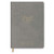 DesignWorks Ink Cloth Hardcover Journal  7.5" x 10.25"   Gray - The World is a Book