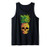 Pineapple Skull Funny Aloha Beaches Hawaiian Hawaii Goth Tank Top