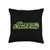 Green Lantern Scribble Title Throw Pillow  16x16  Multicolor