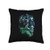 Green Lantern Black Lantern Batman Throw Pillow  16x16  Multicolor