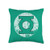 Green Lantern Distressed Lantern Logo Throw Pillow  16x16  Multicolor