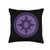 Green Lantern Sapphire Symbol Throw Pillow  16x16  Multicolor
