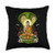 Green Fantasy Clothing Buddha Zen Yoga Meditation Spiritual Lotus Buddhist Hippie Throw Pillow  18x18  Multicolor