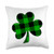 Funny St. Patrick's Day Gifts St. Pat Gifts Green Plaid Irish Shamrock St. Patrick's Day Clover Throw Pillow  18x18  Multicolor