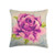 Anne Manera Purple Rose Throw Pillow  16x16  Multicolor