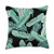 Vine Mercantile Tropical Green Botanical Leaves Summer Jungle Pattern Throw Pillow  18x18  Multicolor