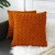 sykting Decorative Pillow Covers Soft Plush Faux Fur Fuzzy Throw Pillow Cases for Couch Sofa Bed Chair 24x24 inch Pack of 2 Burnt Orange