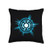 Green Lantern Blue Glow Throw Pillow  16x16  Multicolor