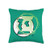 Green Lantern Energy Logo Throw Pillow  16x16  Multicolor