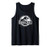 Jurassic Park All White Spray Paint Stencil Movie Logo Tank Top