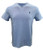 Polo Ralph Lauren Men's Classic Fit V-Neck T-Shirt  Small  Light Blue Navy Pony