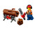 LEGO City MiniFigure: Forester Tree Trimmer (w/ Chainsaw & Tree Log) Set 60181