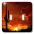 3dRose LLC lsp_109190_2 Sunset in Arizona Desert Double Toggle Switch