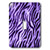 3dRose lsp_41116_1"Furry Zebra Purple Single Toggle Switch