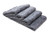 Autofiber Korean Plush Edgeless Detailing Towels 16"x16" 4-Pack  Grey