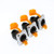 Alvin's Cables 90 Degrees RJ45 Interface Waterproof sockets Connector IP65 Ethernet Panel Mount Right Angle 3Pcs RJ45 Connector