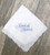 Maid of Honor handkerchief  Something Blue  Bridal Party Handkerchief  wedding handkerchief  personalized wedding hanky  bouquet wrap