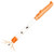Powerful Bug Catcher  Spider and Insect Catcher with LED Light  Rechargeable Bug Vacuum  Safe to Insects   Orange