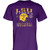 Elite Fan Shop LSU Tigers National Championship Champs Tshirt 2019-2020 Helmet Purple - Medium
