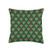 AFU Decorative Throw Pillows Retro Decorative Green Art Deco Throw Pillow  16x16  Multicolor