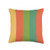 ColorblockPillows Orange  and  Green Mexican Color Palette Modern Stripe Pattern Throw Pillow  16x16  Multicolor