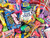 Easter Candy Assortment - Nerds  Now  and  Later  Dots  Cadbury  Jolly Rancher  Laffy Taffy  and More  3 Pound Bag