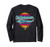 Tallahassee  Florida Typographic Dripping Paint Design Long Sleeve T-Shirt