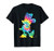 Disney Minnie Mouse Silhouette 90s Rainbow Tie Dye T-Shirt