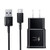 Adaptive Fast Wall Charger Adapter with USB Type C to A Cable Cord Compatible Samsung Galaxy S10 / S9 / S9+ / S8 / S8 Plus/Active/Note 8 / Note 9 and More